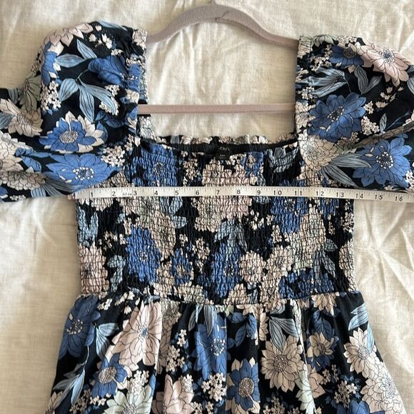 J. Crew Linen Daydream Dress in Zinnia Floral Size Medium Petite - Picture 9 of 11